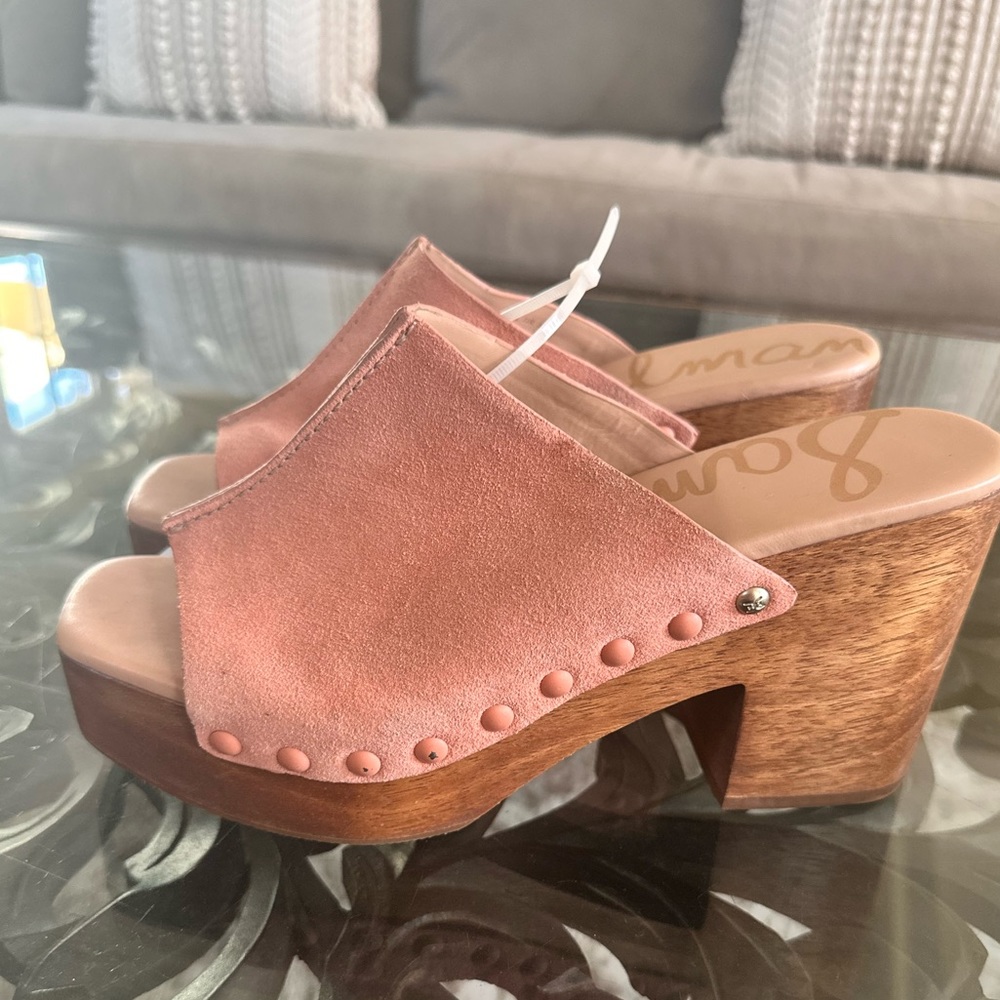 Sam Edelman Pink Clogs
